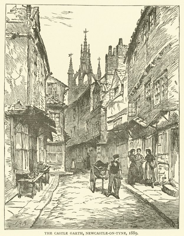 The Castle Garth, Newcastle-on-Tyne af J.R. Brown