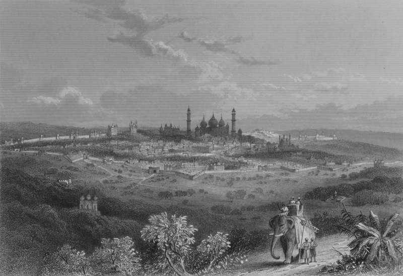 Delhi, Indien (gravering) af J Ramage