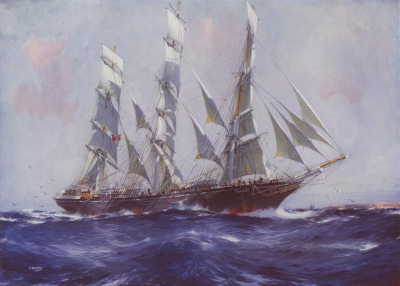 Clipper skib Blackadder af Jack after Spurling