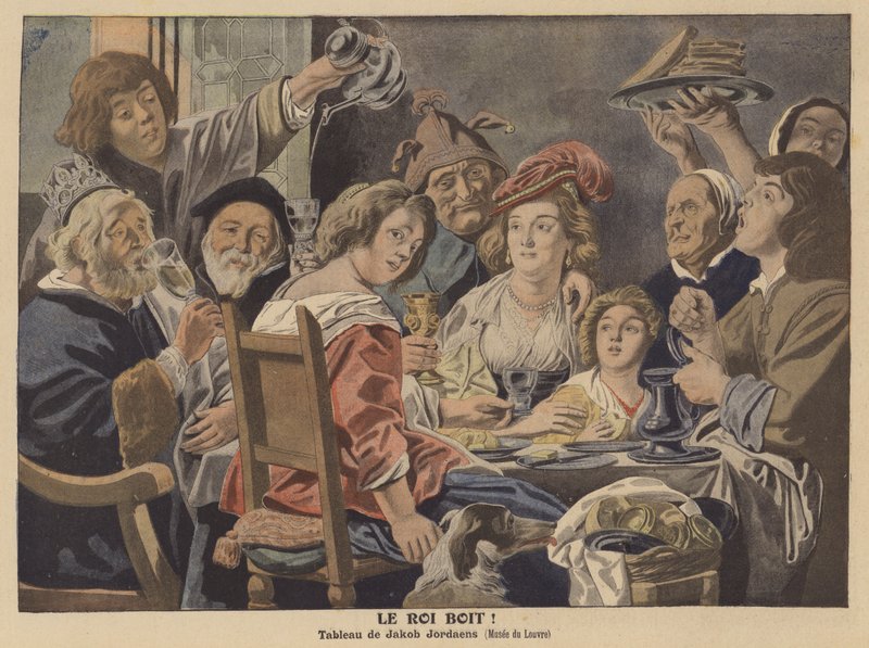 Kongen drikker af Jacob Jordaens