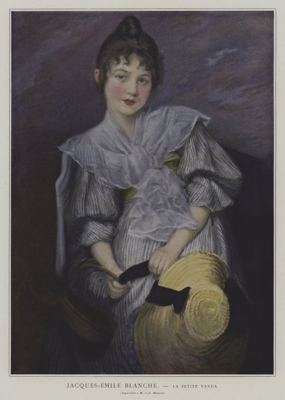 La Petite Vanda af Jacques Emile after Blanche