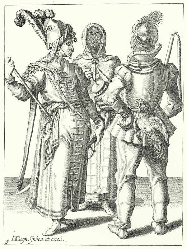 Maskerade (gravering) af Jacques II de Gheyn