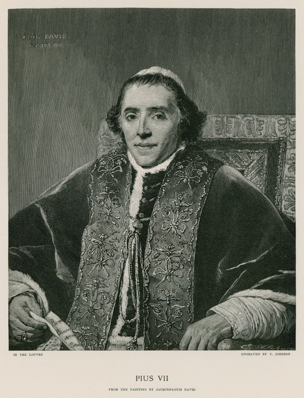 Pave Pius VII af Jacques Louis David