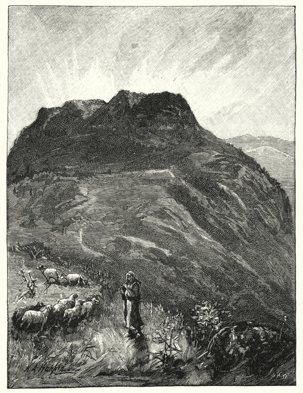 Det traditionelle skønhedsbjerg (litho) af James (after) Clark