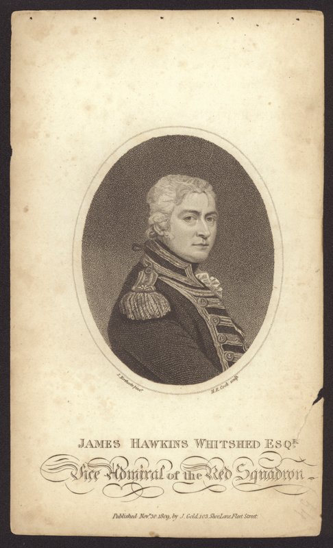 James Hawkins-Whitshed, britisk admiral (gravering) af James (after) Northcote