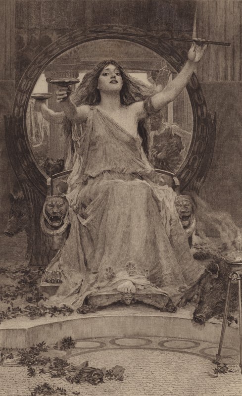 Circe (gravering) af James Dobie