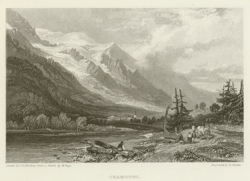 Chamouni af James Duffield Harding