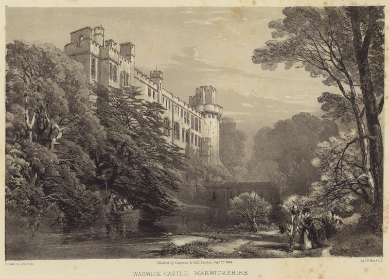 Warwick Castle, Warwickshire af James Duffield Harding