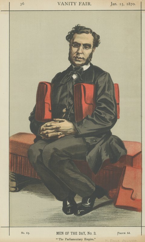 Emile Ollivier af James Jacques Joseph Tissot
