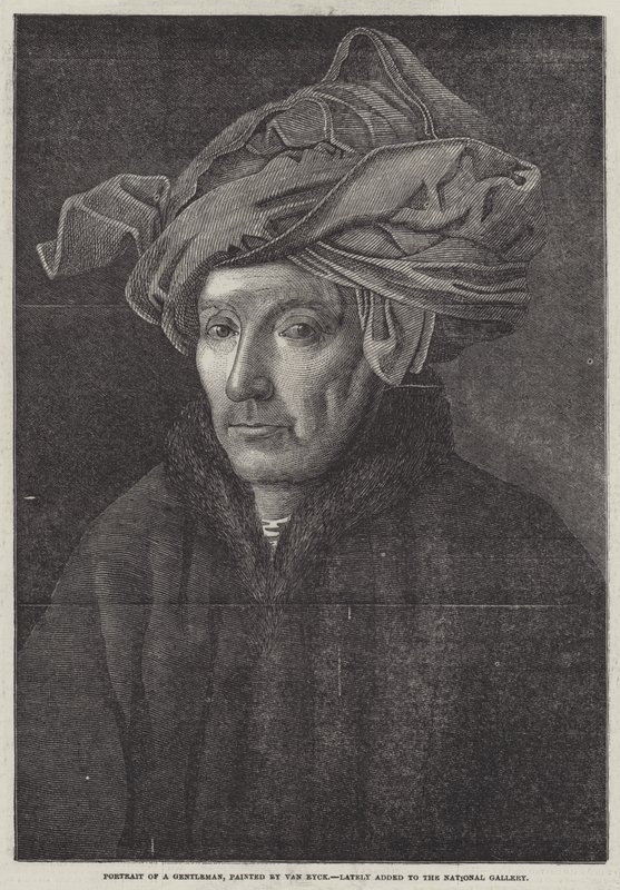 Portræt af en gentleman af Jan van Eyck