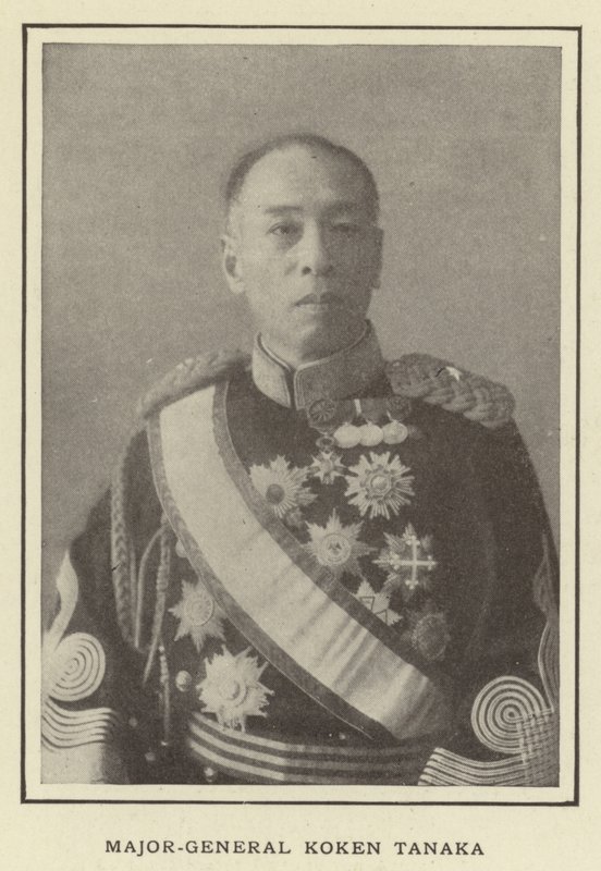 Major-General Koken Tanaka af Japanese Photographer