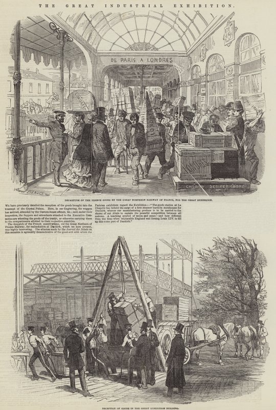 Den store industriudstilling af Jean Adolphe Beauce