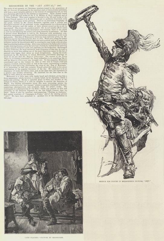 Meissonier i Art Annual, 1887 af Jean Louis Ernest Meissonier