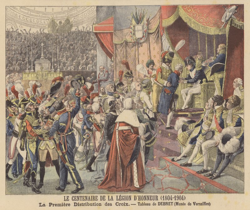 Hundredåret for Legion dhonneur (1804-1904) af Jean Baptiste Debret
