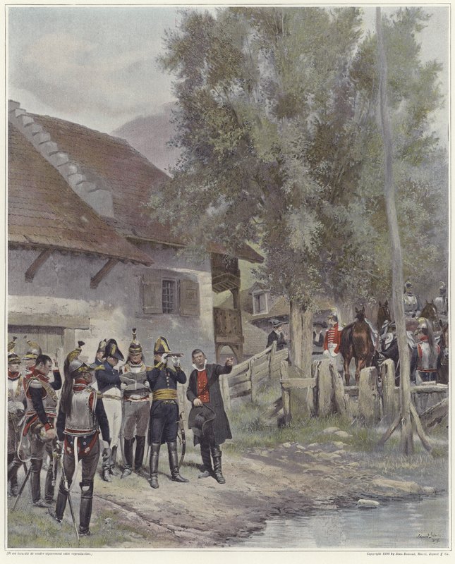 Efterretningsofficerer af Jean Baptiste Edouard Detaille