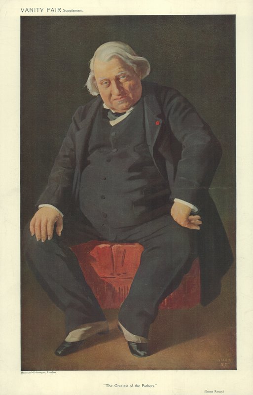Joseph Ernest Renan af Jean Baptiste Guth