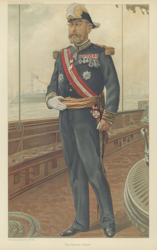 Viceadmiral Caillard af Jean Baptiste Guth