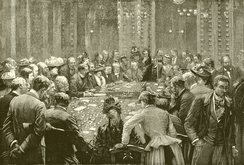 Montecarlo af Jean Beraud