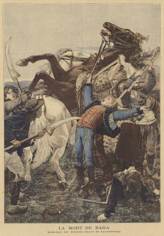 Baras død af Jean Joseph Weerts