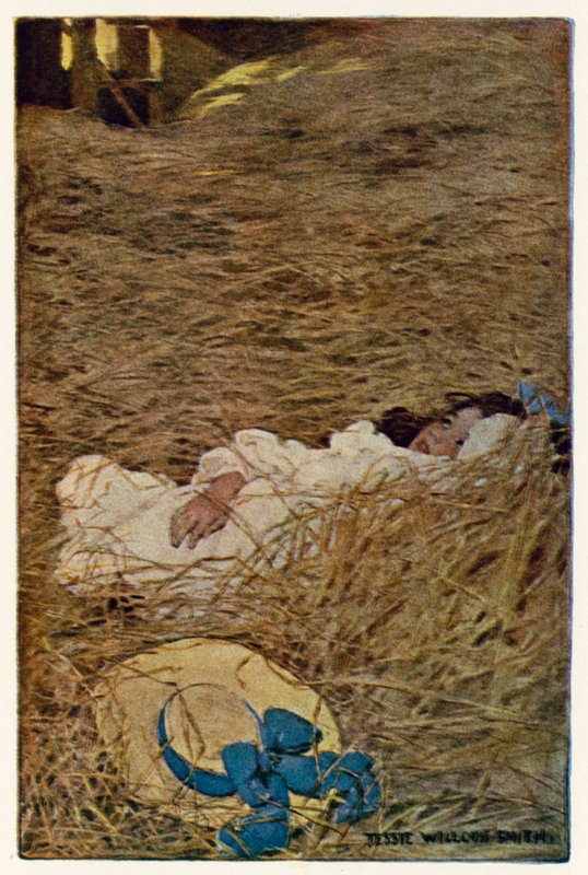 Høloftet (farve litho) af Jessie Willcox Smith