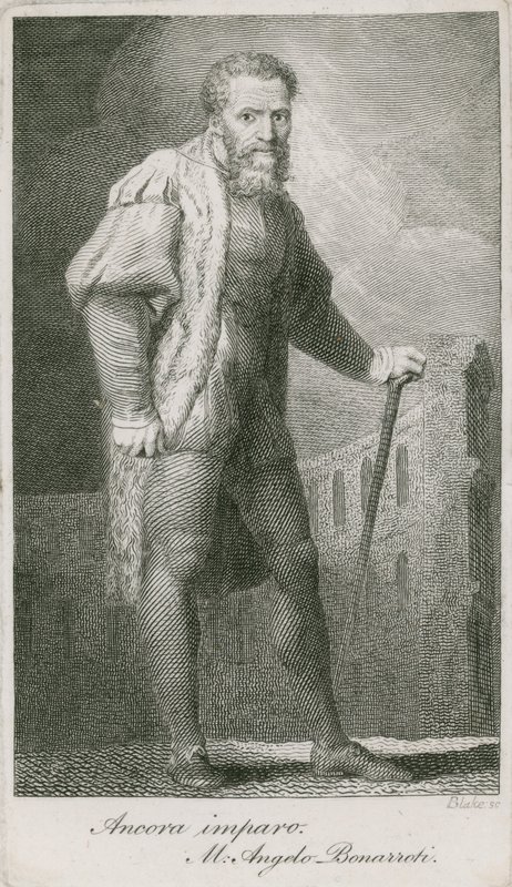Michelangelo Buonarroti af Johann Heinrich Füssli