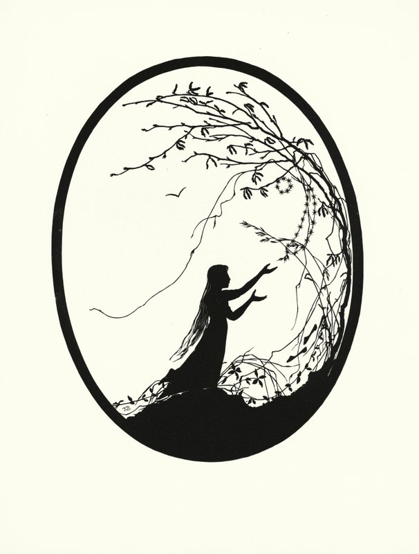 Askepot (litografi) af Johanna Beckmann