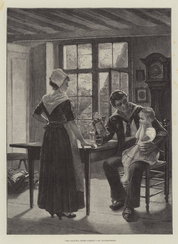 Sømandens Hjemkomst af Johannes Karel Christian Klinkenberg