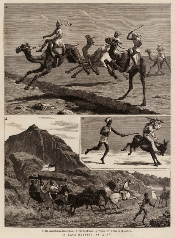 Et løbsmøde i Aden af John Charles Dollman