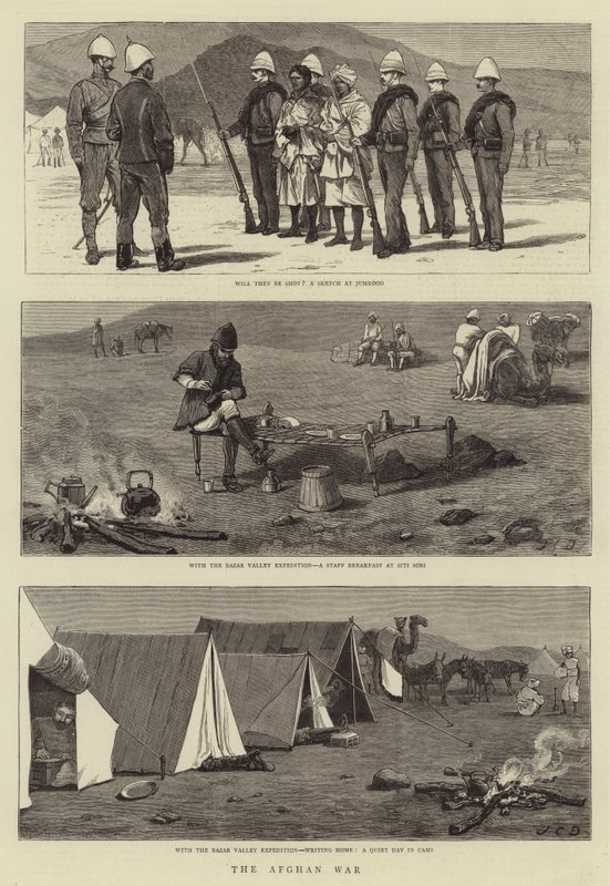 Den afghanske krig af John Charles Dollman