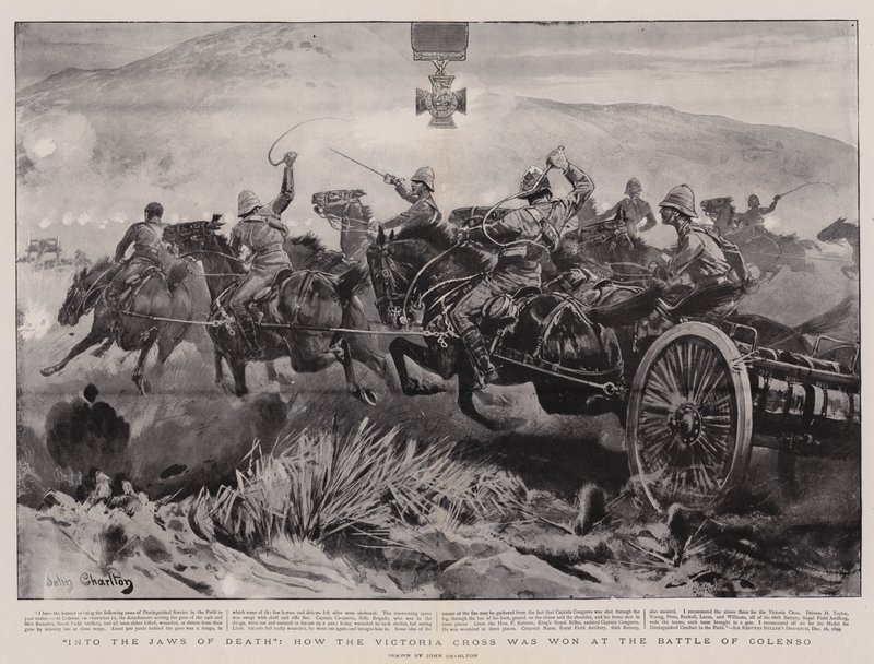 Ind i dødens gab, hvordan Victoria Cross blev vundet i slaget ved Colenso af John Charlton