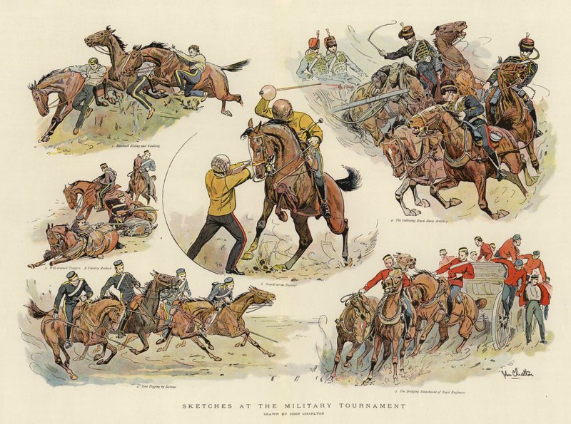 Skitser ved den militære turnering af John Charlton