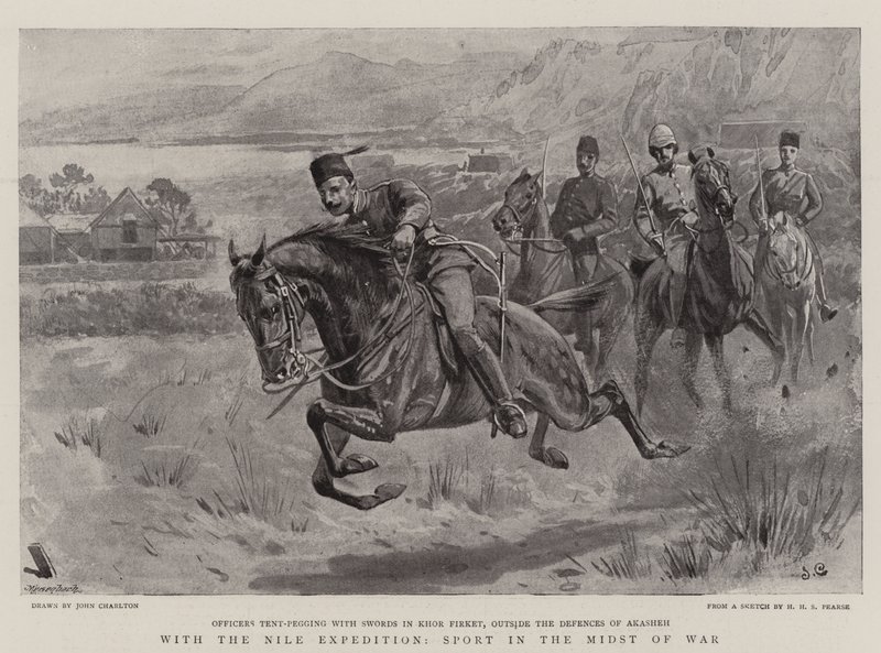 Med Nile Ekspeditionen, Sport midt i krigen af John Charlton
