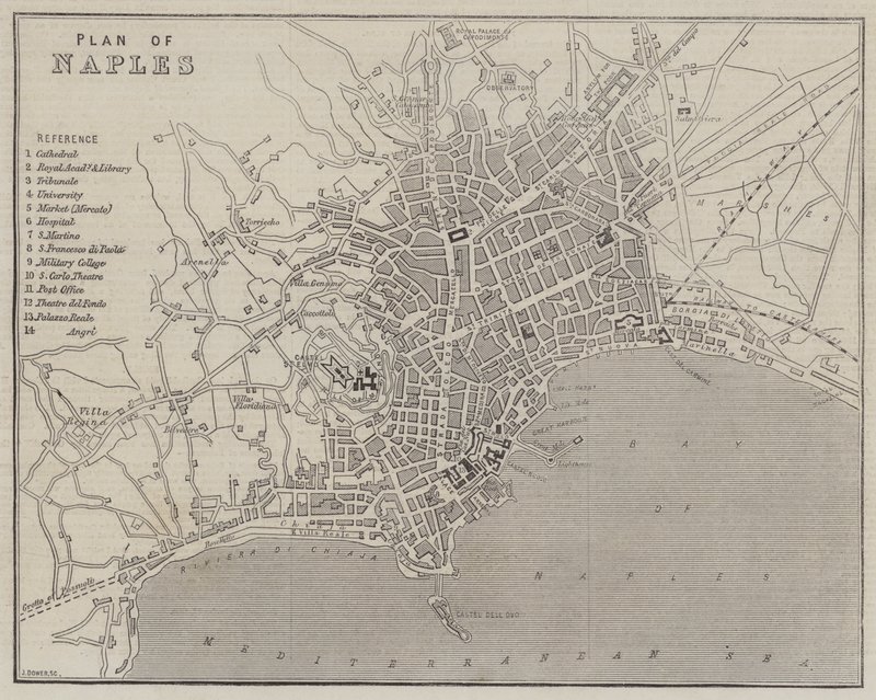 Plan over Napoli af John Dower
