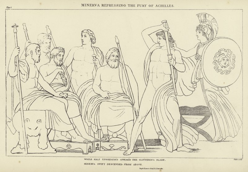 Minerva undertrykker Achilles