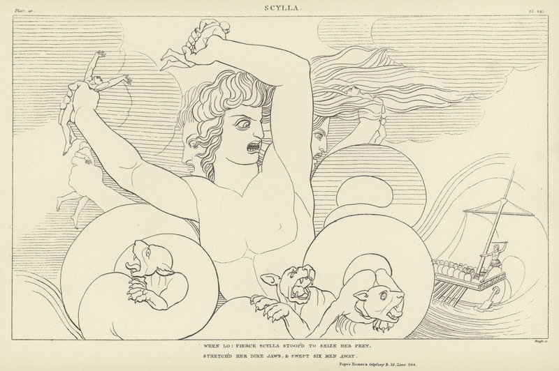Scylla af John Flaxman