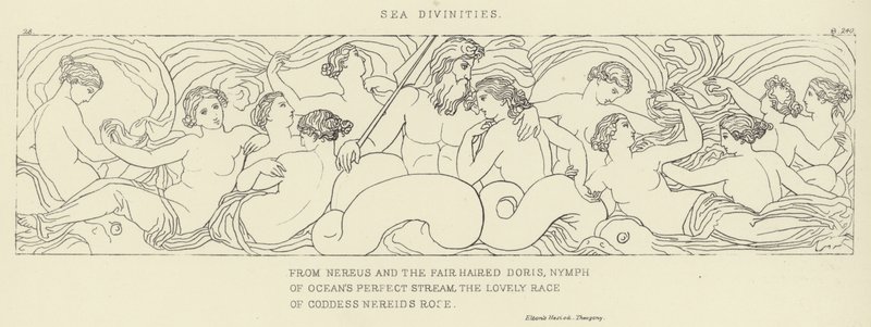 Havets guddommeligheder af John Flaxman