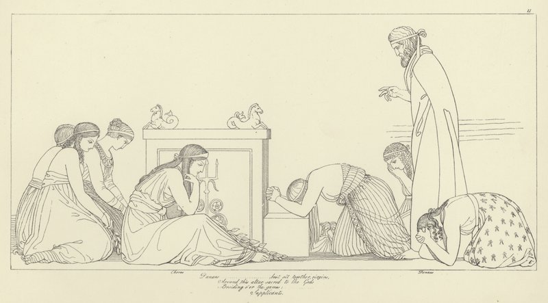 Supplikanterne af John Flaxman
