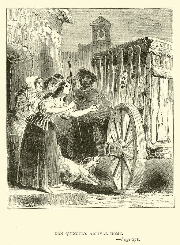 Don Quixotes hjemkomst af John Gilbert