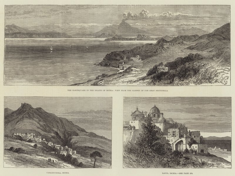 Jordskælv i Italien af John Gilbert