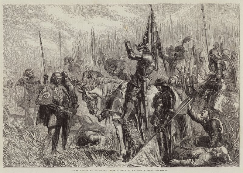 Slaget ved Agincourt af John Gilbert