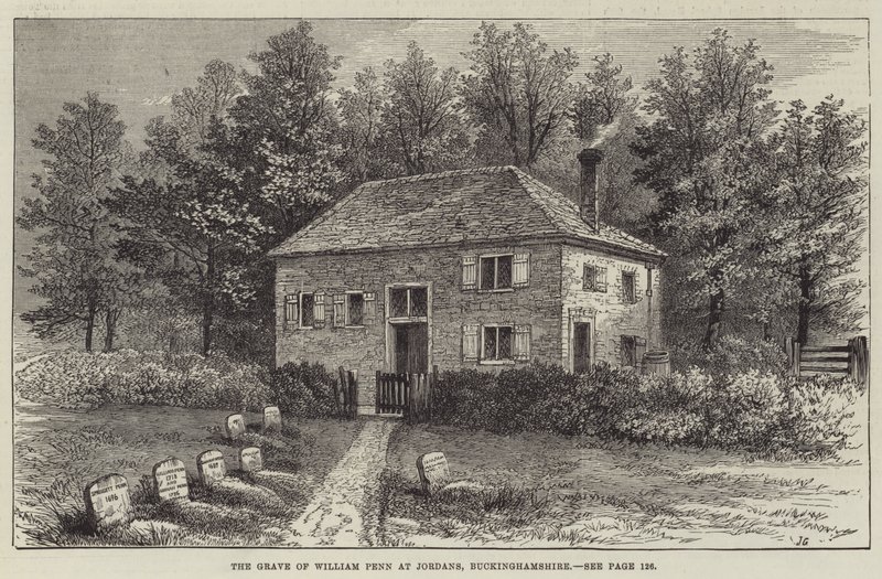 William Penns grav i Jordans, Buckinghamshire af John Gilbert