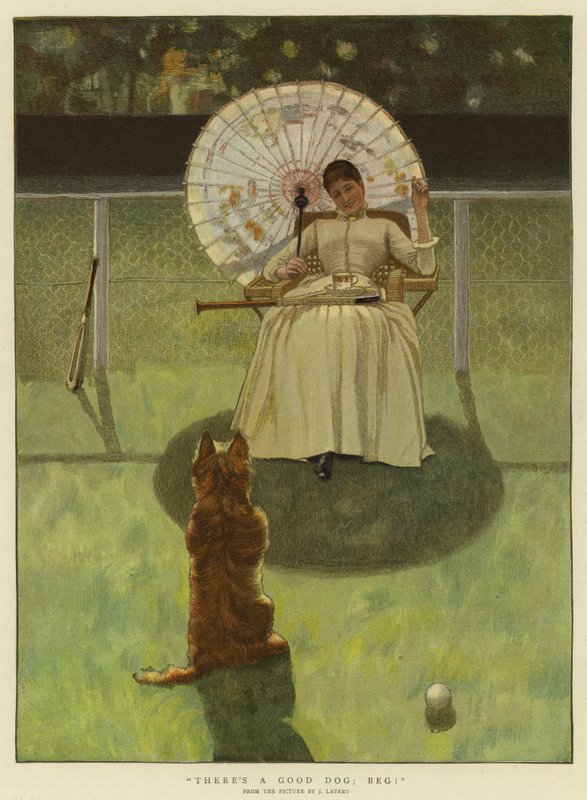 Der er en god hund; Tigge! af John Lavery