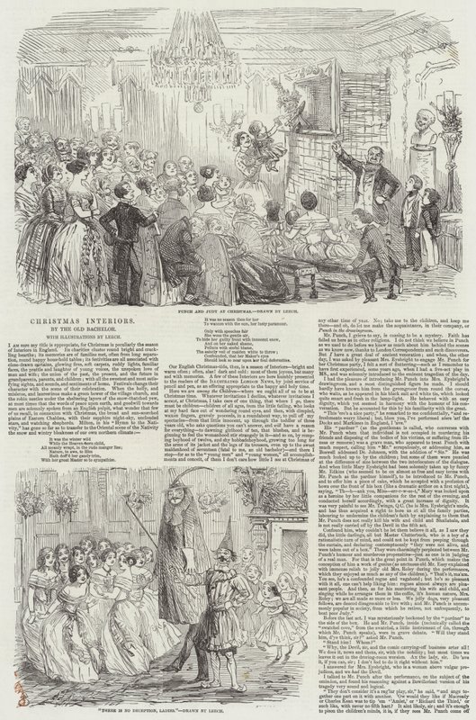 jule interiør af John Leech