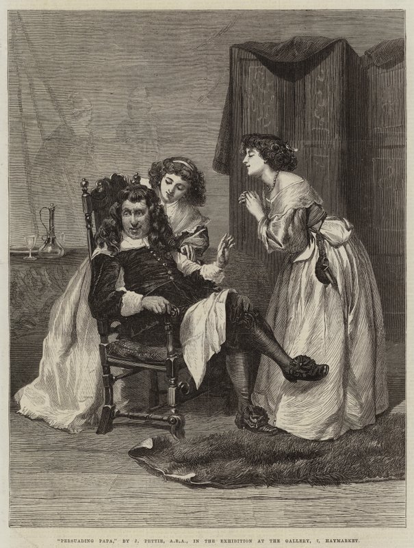 At overtale far af John Pettie