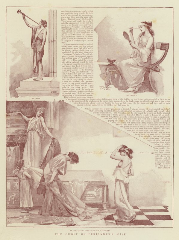 Perianders hustrus spøgelse af John Reinhard Weguelin