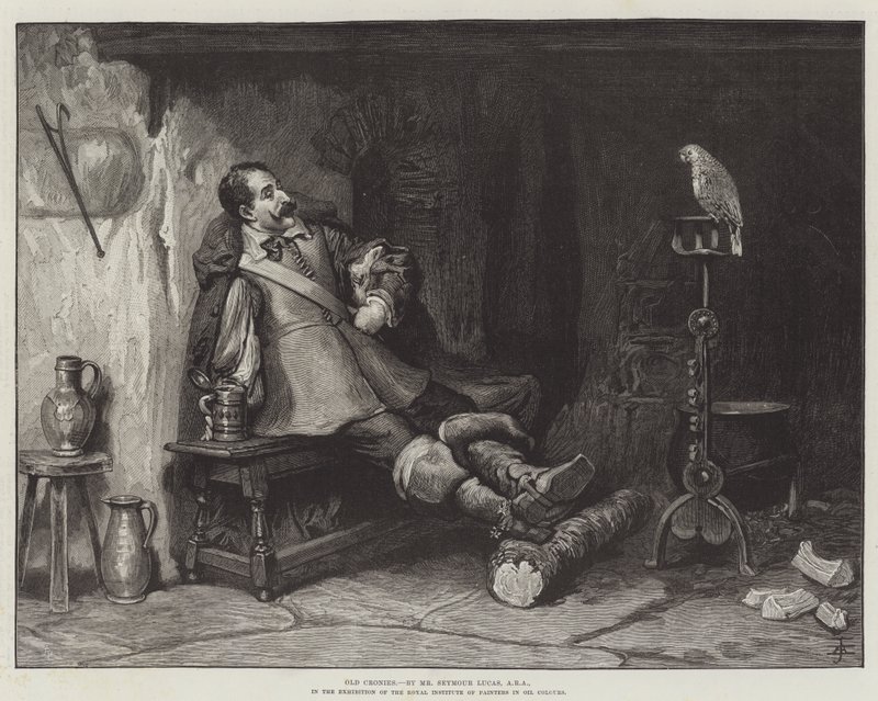 Gamle kumpaner af John Seymour Lucas