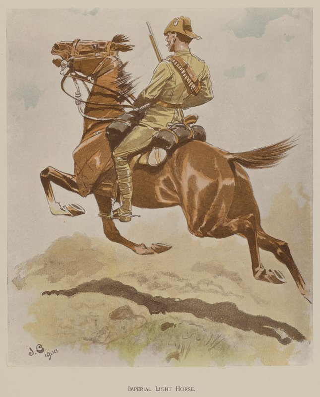 Imperial Light Horse (Color Litho) af John (after) Charlton