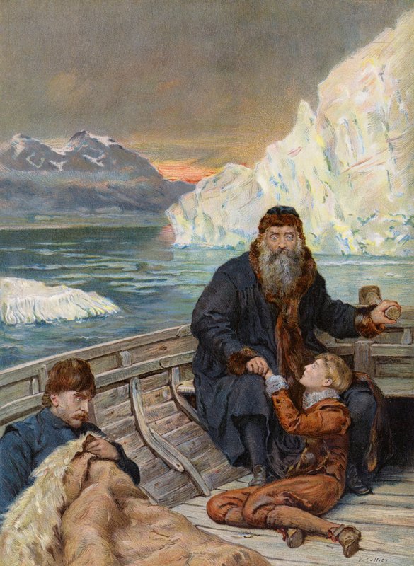 Henry Hudsons sidste rejse af John (after) Collier