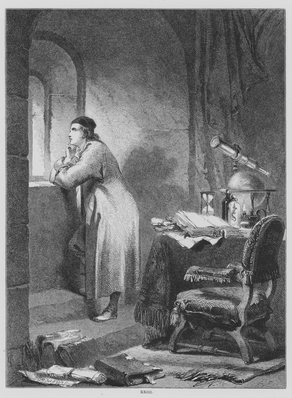 John Milton, Il Penseroso (gravering) af John (after) Gilbert