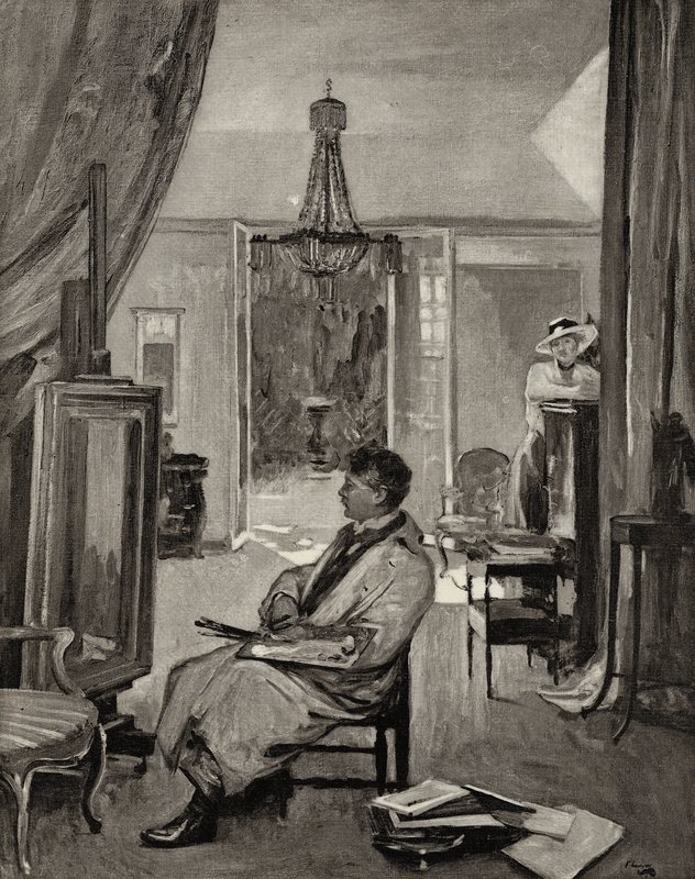 Patrick W Adam (litho) af John (after) Lavery